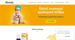 Desktop Screenshot of biogaia.cz