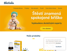 Tablet Screenshot of biogaia.cz